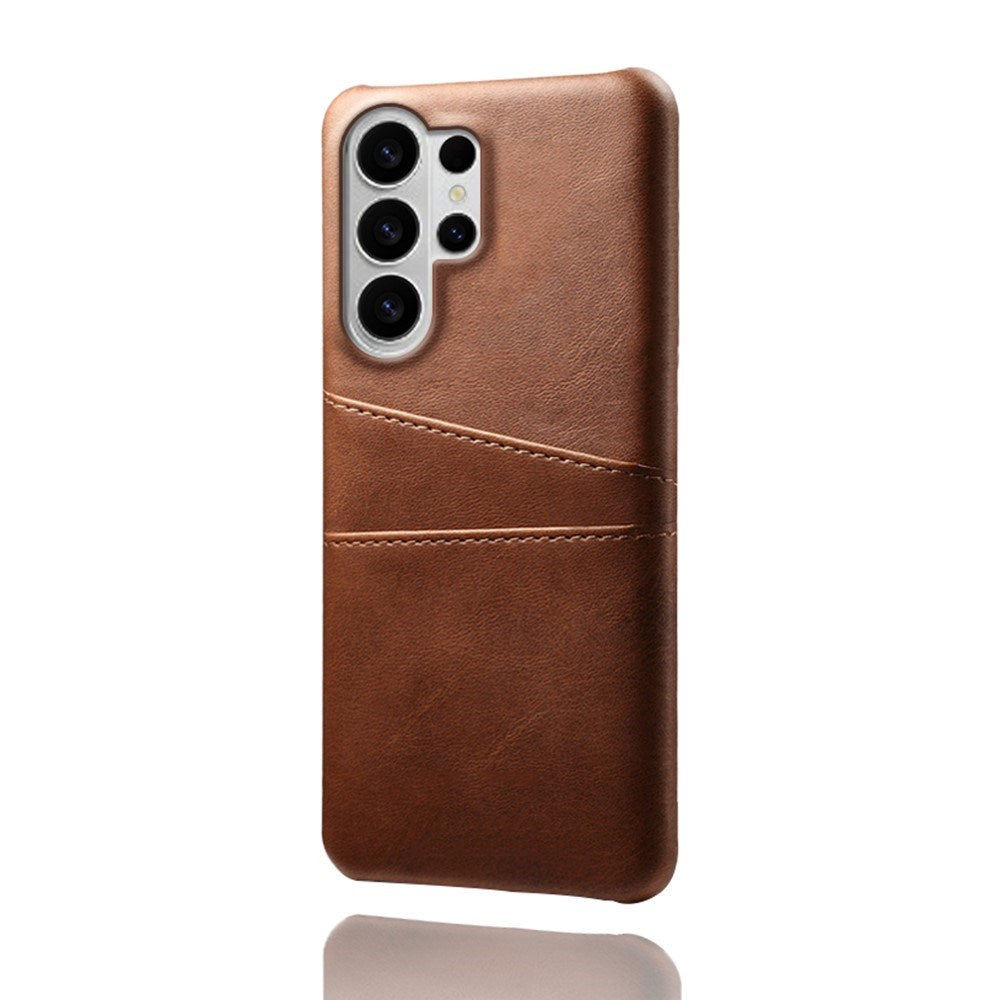 EIDERWOOD Samsung Galaxy S26 Ultra Kunstlæder Bagside Cover m. Kortholder - Brun