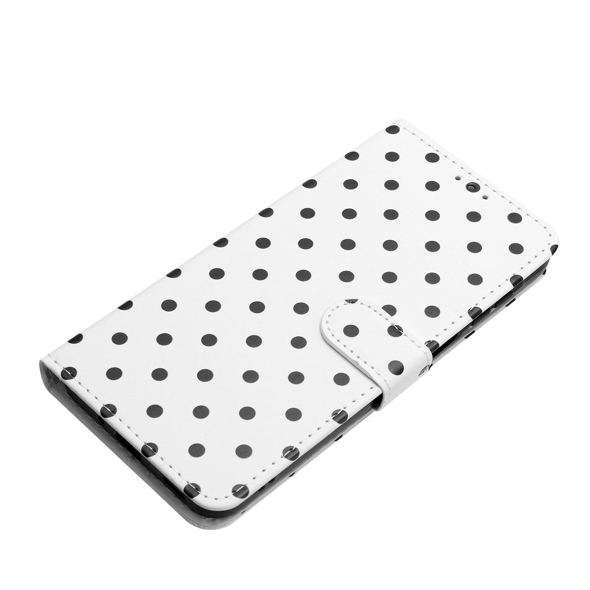 EIDERWOOD Xiaomi 17 Pro Max Kunstlæder Flip Mobil Cover m. Polka Design - Hvid