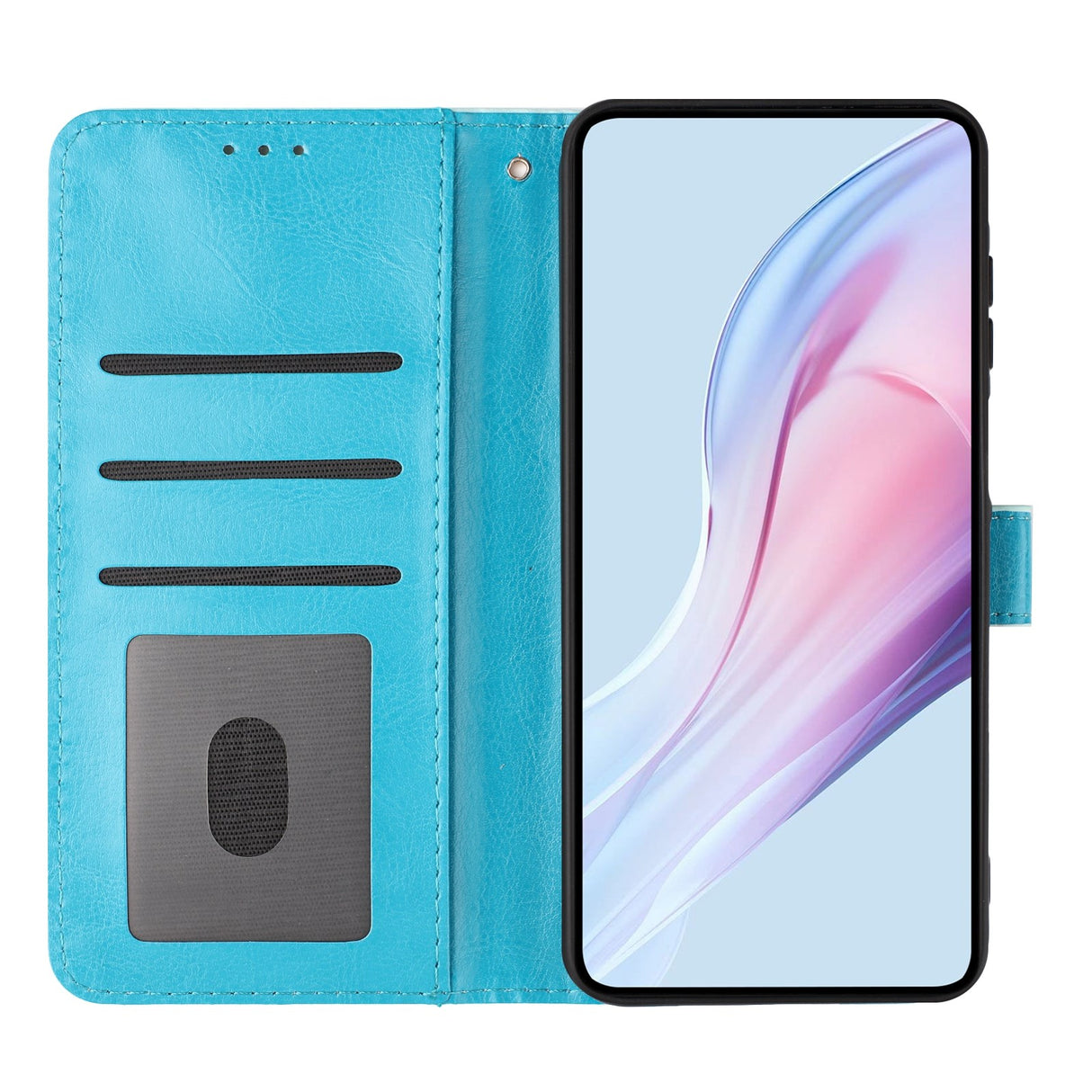 EIDERWOOD Xiaomi 17 Pro Kunstlæder Flip Mobil Cover m. Polka Design - Blå