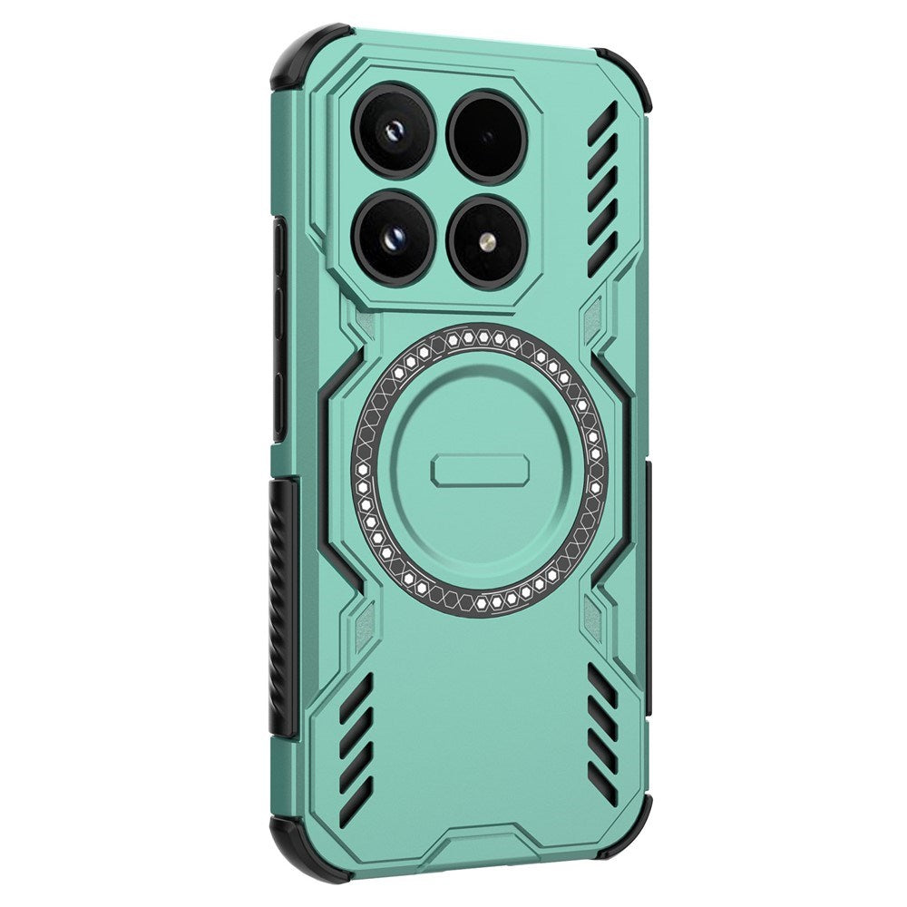 EIDERWOOD Xiaomi 17 Håndværker Hybrid Mobil Cover m. Varmeafledning - Grøn