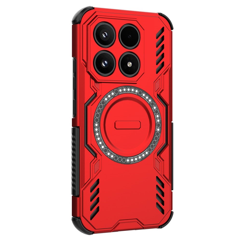 EIDERWOOD Xiaomi 17 Håndværker Hybrid Mobil Cover m. Varmeafledning - Rød