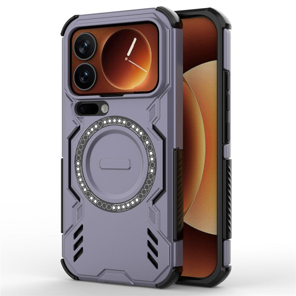 EIDERWOOD Xiaomi 17 Pro Håndværker Hybrid Mobil Cover m. Varmeafledning - Lilla