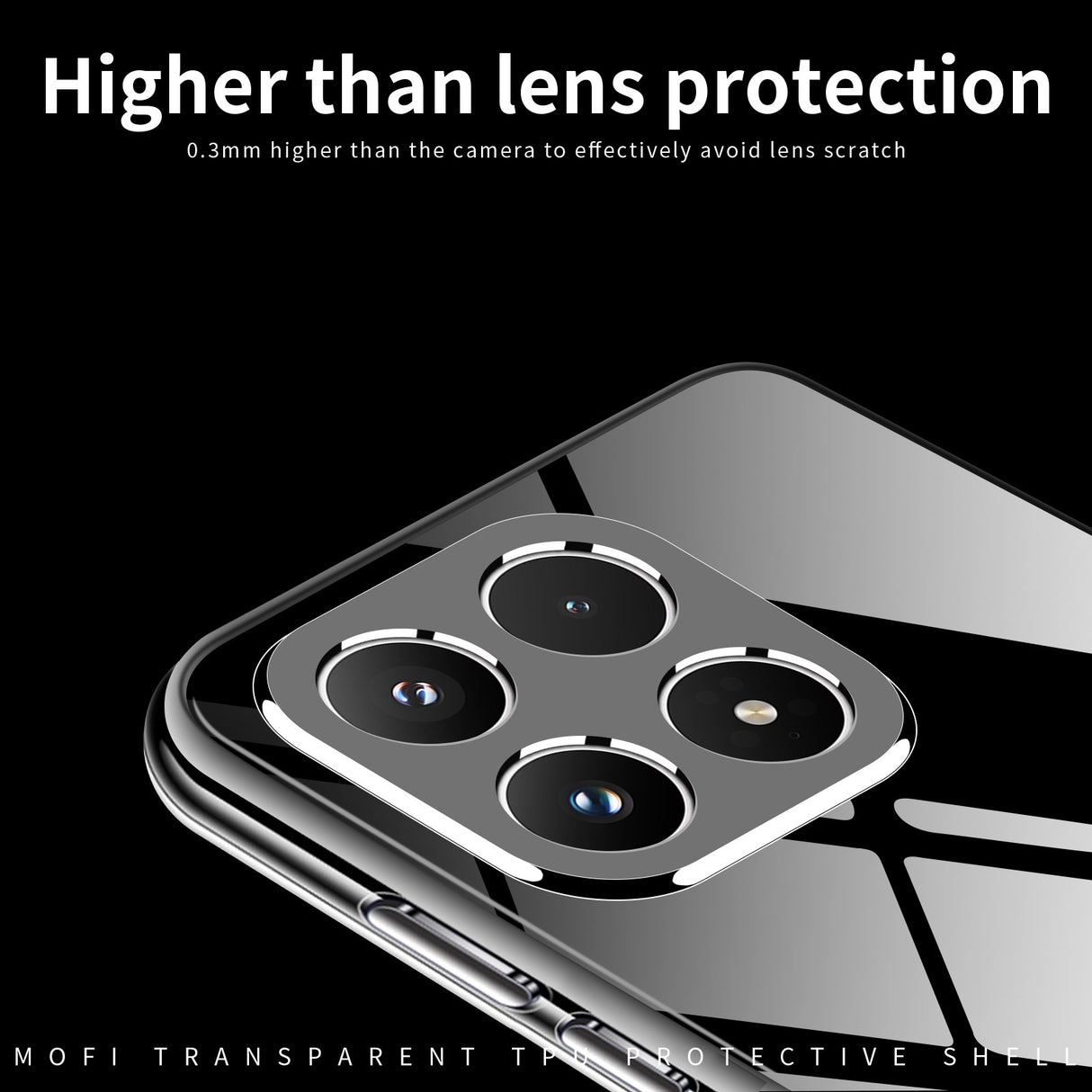MOFI Xiaomi 17 Slankt Plastik Mobil Cover - Gennemsigtig