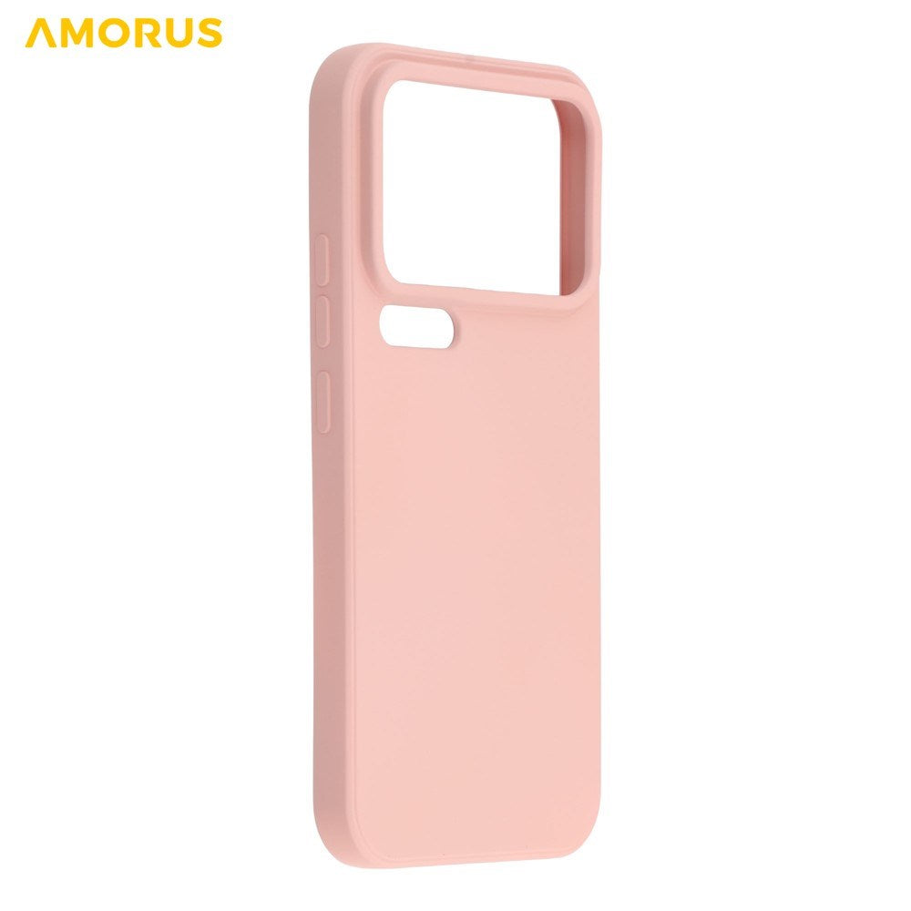 Xiaomi 17 Pro Amorus Fleksibelt Plastik Mobil Cover - Lyserød