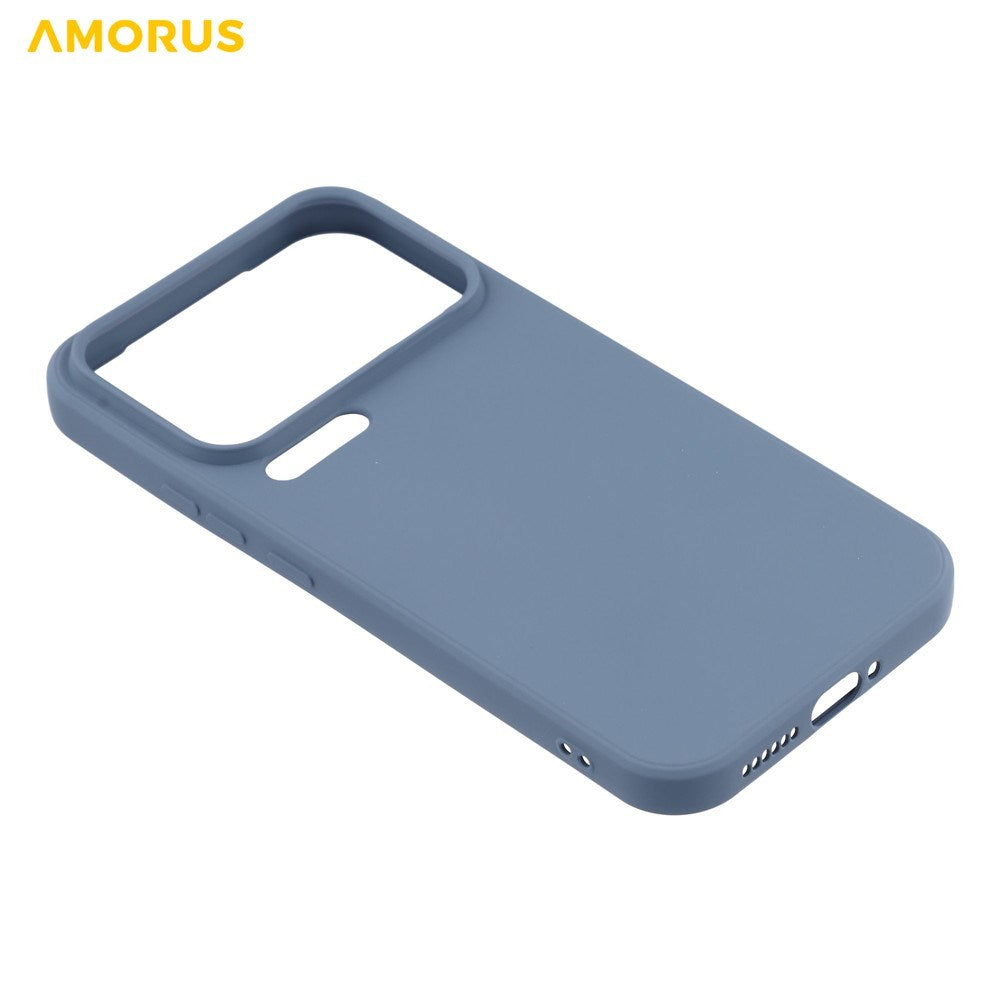 Xiaomi 17 Pro Amorus Fleksibelt Plastik Mobil Cover - Blå