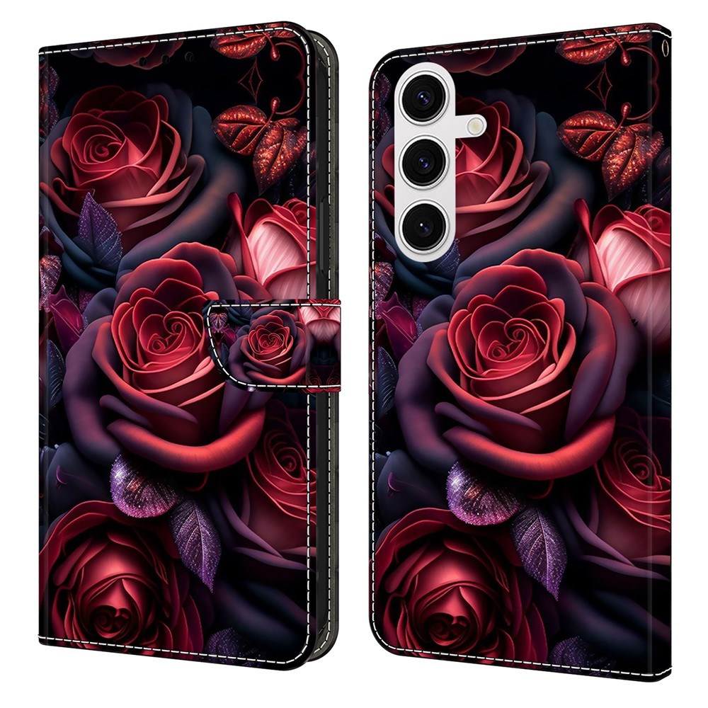 EIDERWOOD Samsung Galaxy S26+ (Plus) Kunstlæder Flip Cover m. Print - Roser