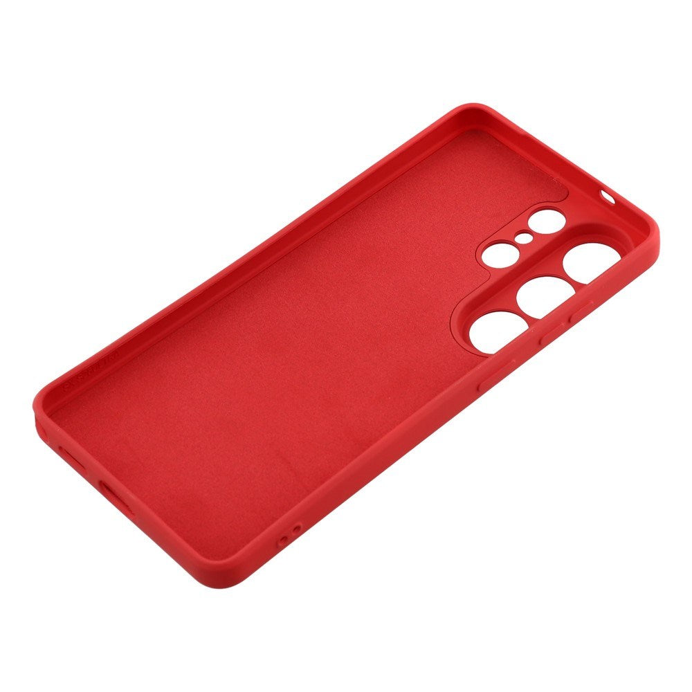 Samsung Galaxy S26 Ultra EIDERWOOD Fleksibelt Plast Mobil Cover - Mørkerød