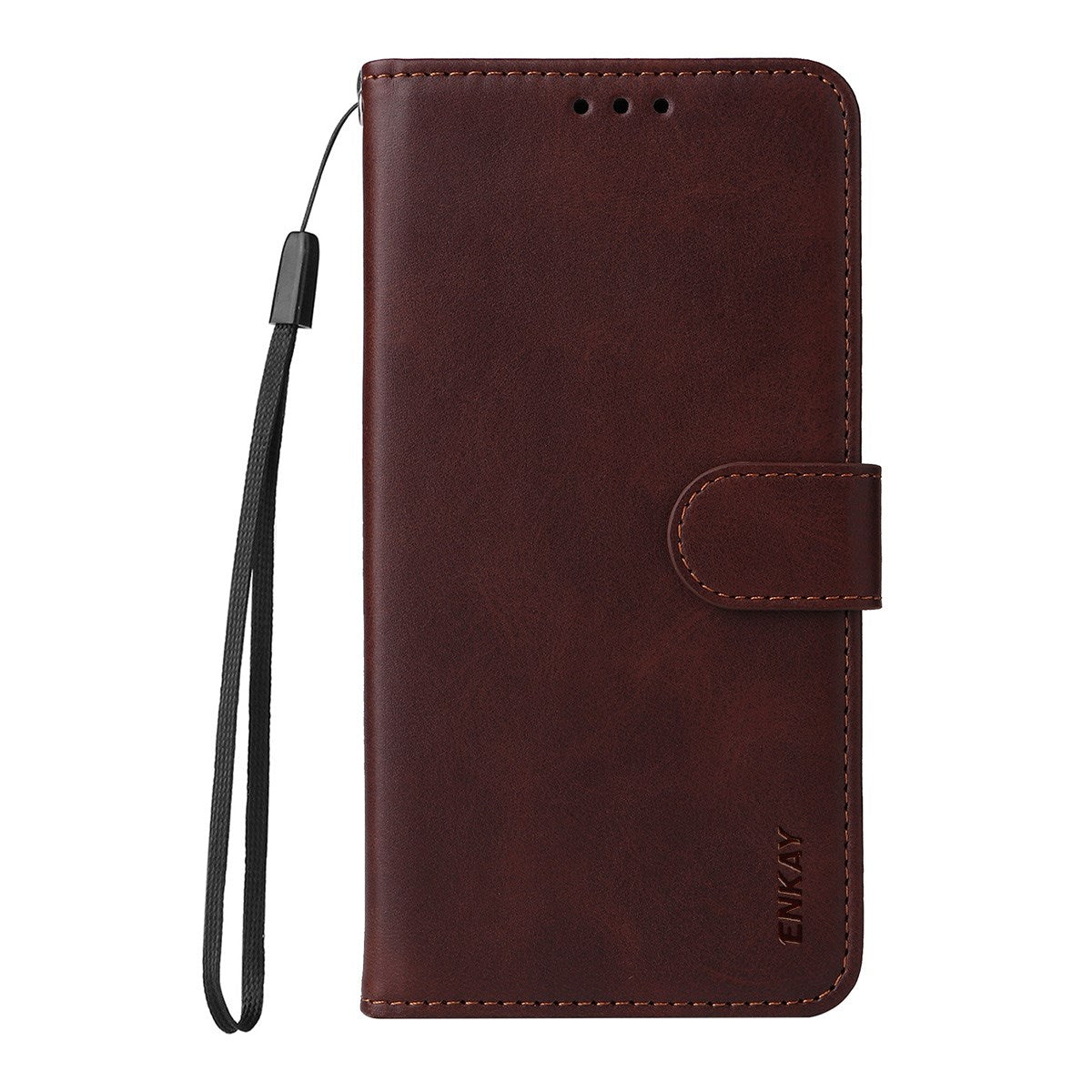 OnePlus 15R ENKAY - 2-i-1 Kunstlæder Cover inkl. Skærmbeskyttelsesglas - Brun