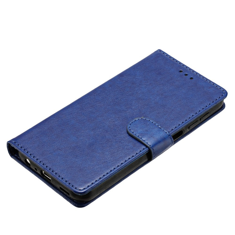 Samsung Galaxy A27 EIDERWOOD Kunstlæder Flip Cover - Strop - Blå