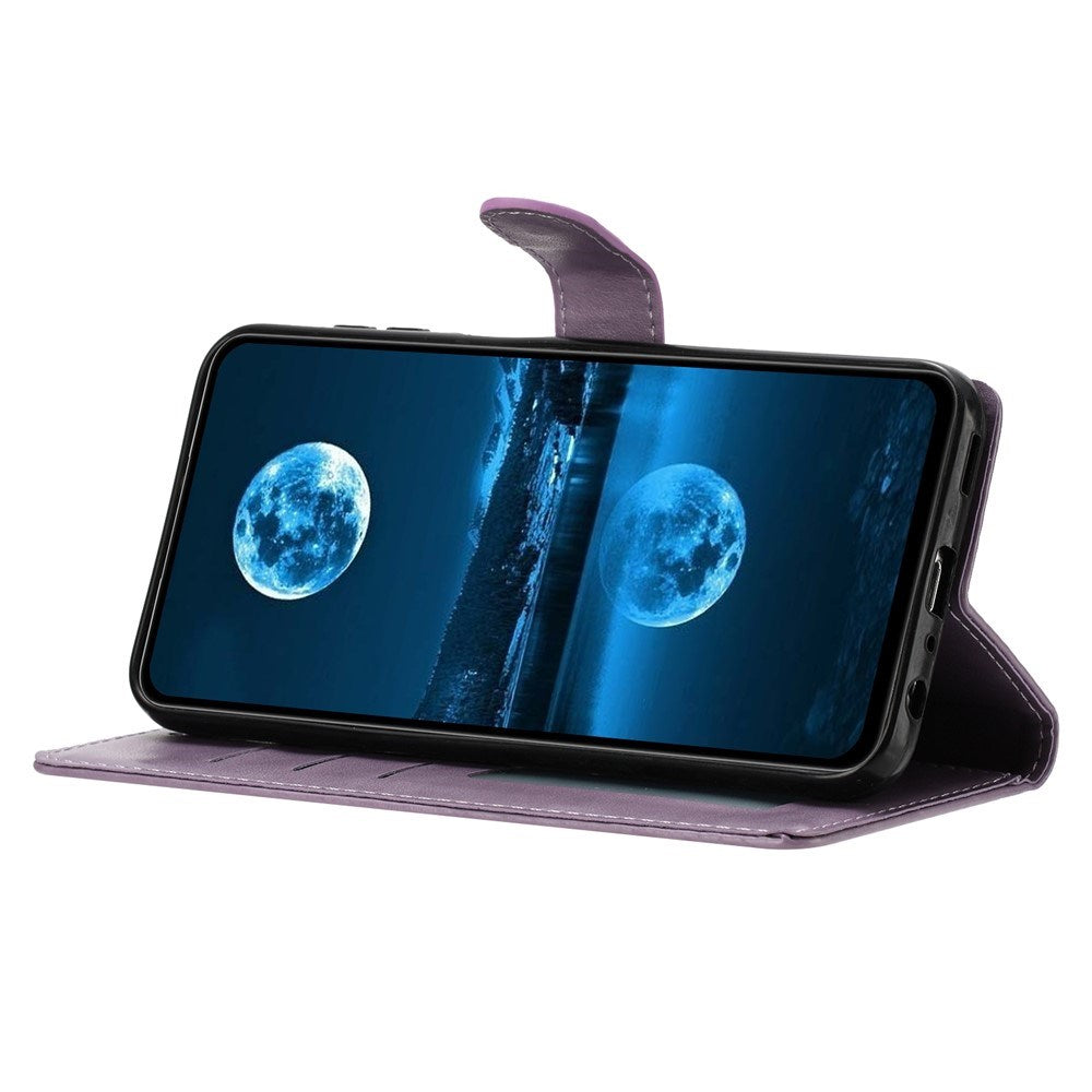Samsung Galaxy A27 EIDERWOOD Kunstlæder Flip Cover - Strop - Lille