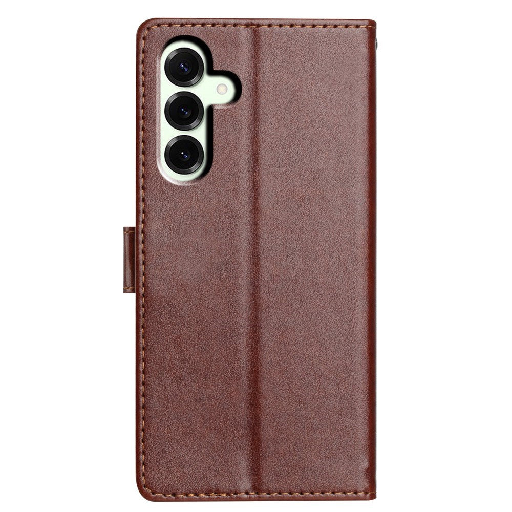 Samsung Galaxy A27 EIDERWOOD Kunstlæder Flip Cover - Strop - Brun