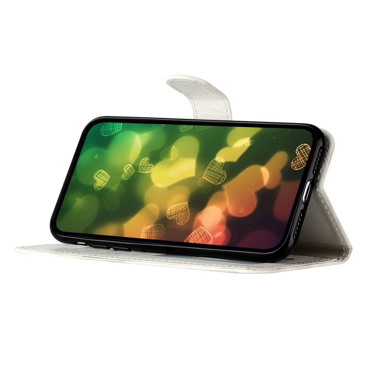 EIDERWOOD Samsung Galaxy A57 Kunstlæder Flip Cover - Mønster & Strop - Kirsebærtræ