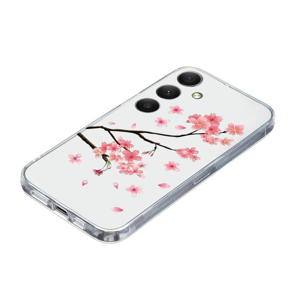 EIDERWOOD Samsung Galaxy A57 Fleksibelt Plast Bagside Cover m. Mønster - Blommeblomst