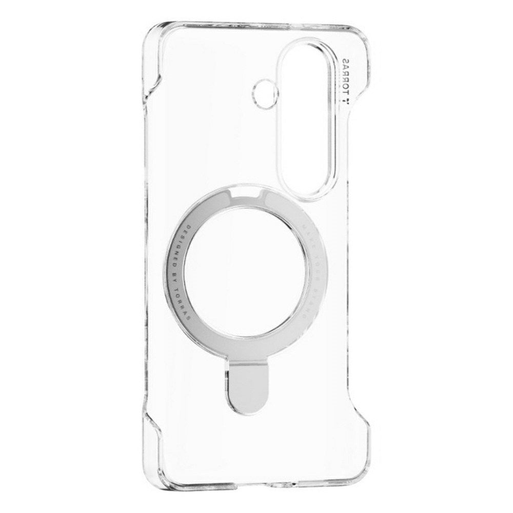 TORRAS Samsung Galaxy S26 Ostand Q1 Slim Cover m. Kickstand - MagSafe Kompatibel - Gennemsigtig