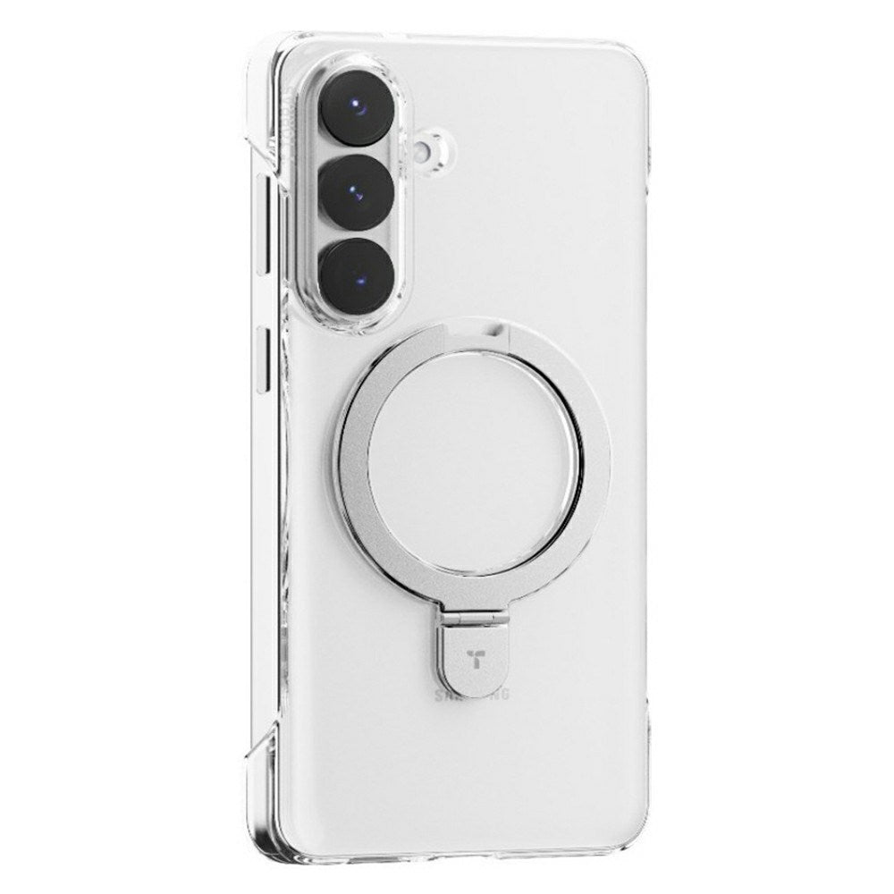 TORRAS Samsung Galaxy S26+ (Plus) Ostand Q1 Slim Cover m. Kickstand - MagSafe Kompatibel - Gennemsigtig
