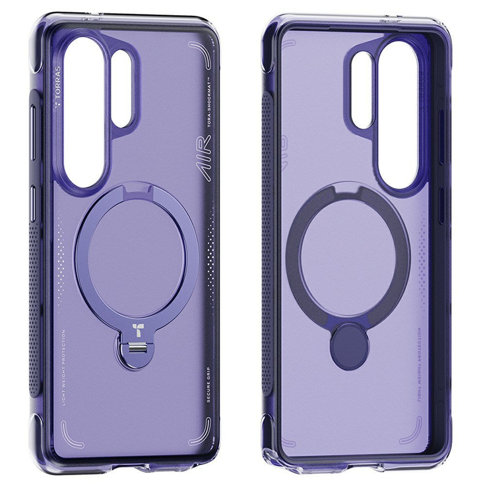 TORRAS Samsung Galaxy S26 Ultra Ostand Q3 Air Cover m. Kickstand - MagSafe Kompatibel - Lilla