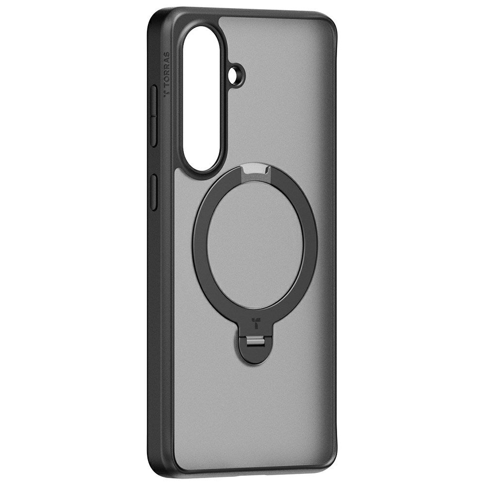 TORRAS Samsung Galaxy S26 Ostand Q3 Spin Cover m. Kickstand - MagSafe Kompatibel - Sort