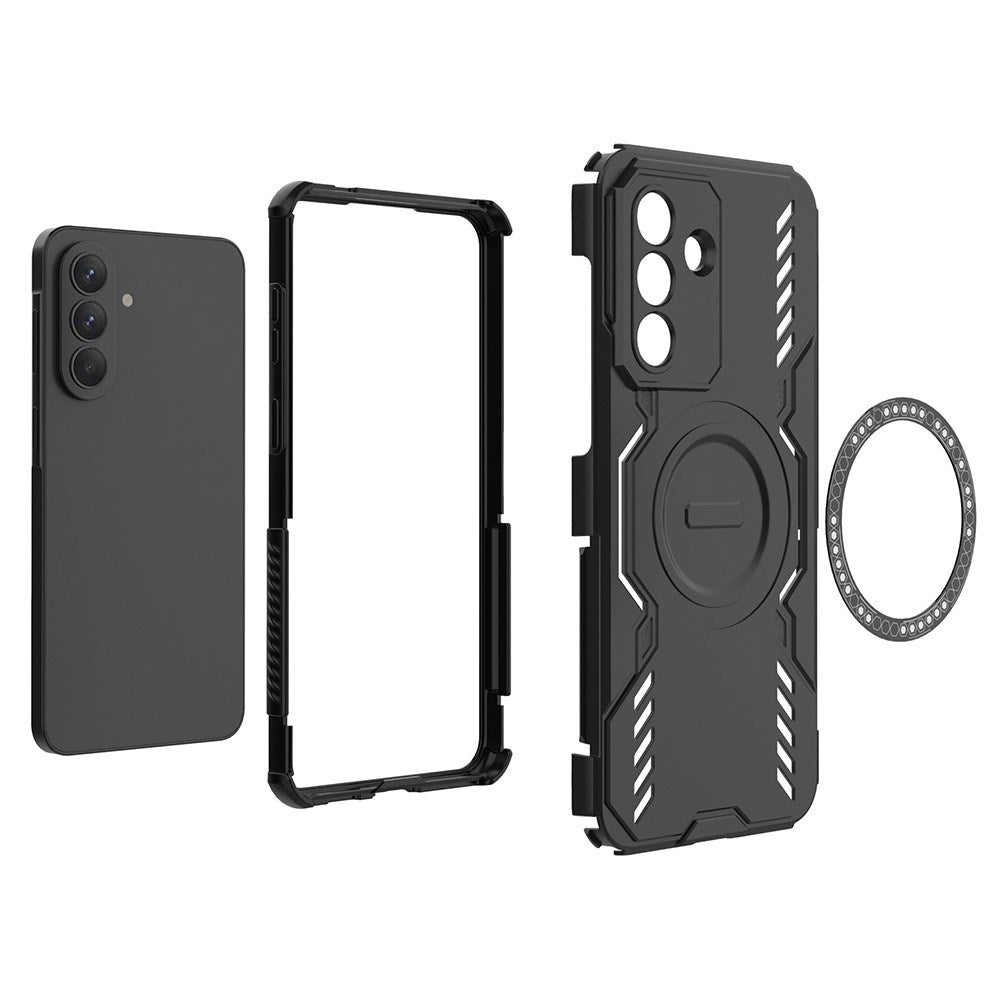 Samsung Galaxy A57 EIDERWOOD Håndværker Cover - Varmeafledning - MagSafe Kompatibel - Grøn