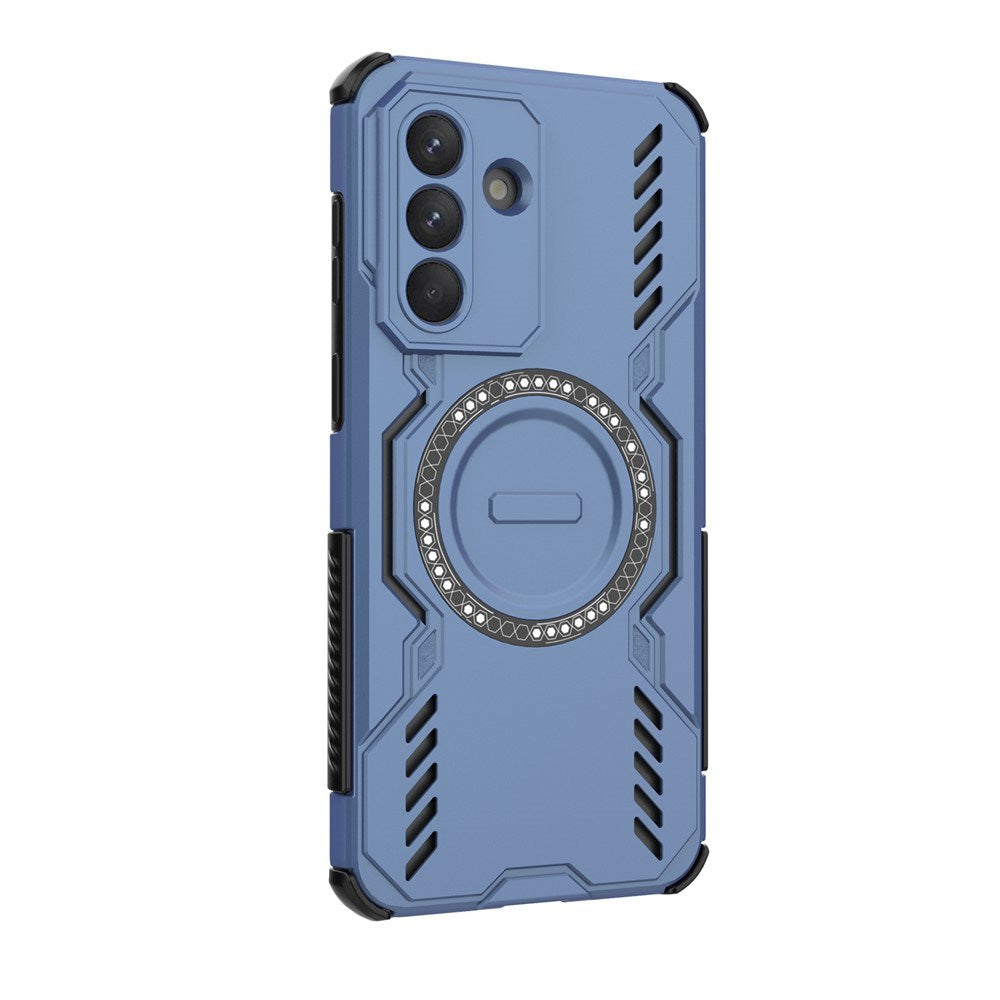 Samsung Galaxy A57 EIDERWOOD Håndværker Cover - Varmeafledning - MagSafe Kompatibel - Blå