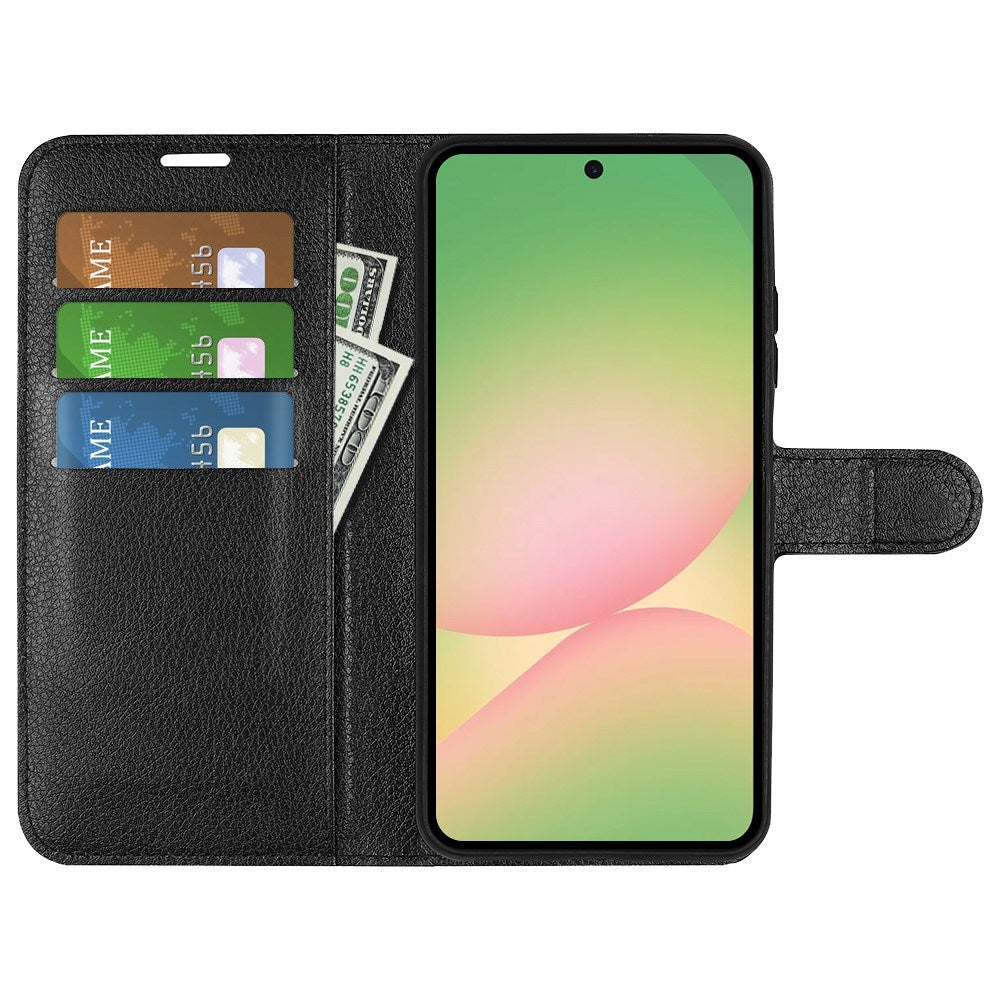 Samsung Galaxy A57 - EIDERWOOD Kunstlæder Flip Cover - Sort
