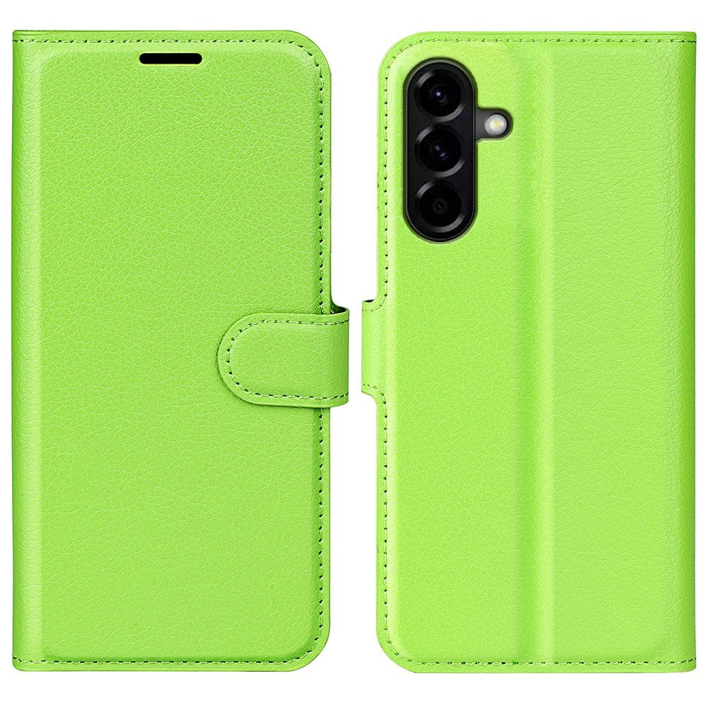Samsung Galaxy A57 - EIDERWOOD Kunstlæder Flip Cover - Grøn