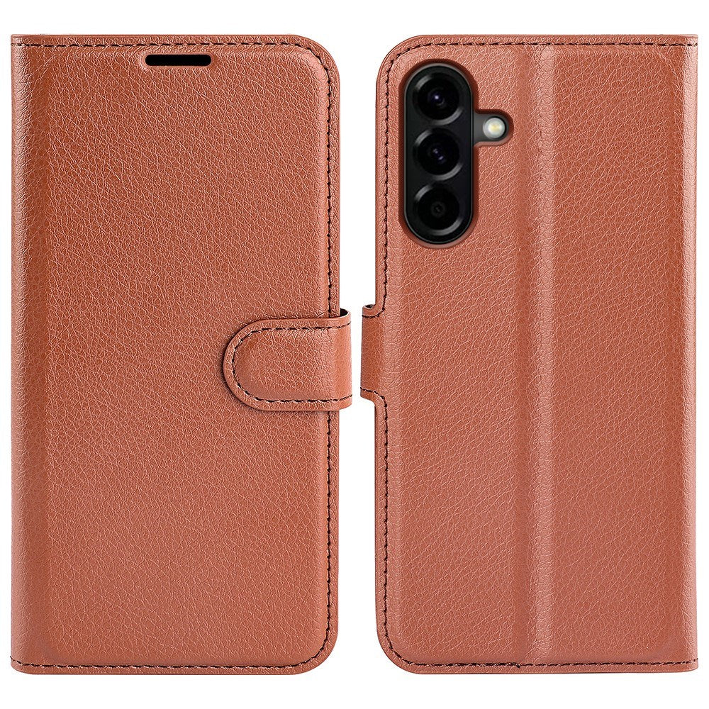 Samsung Galaxy A57 - EIDERWOOD Kunstlæder Flip Cover - Brun