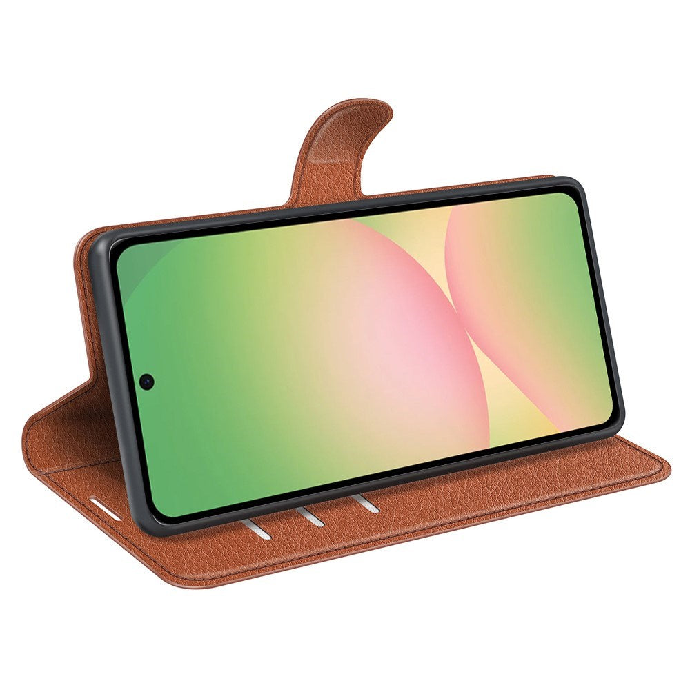 Samsung Galaxy A57 - EIDERWOOD Kunstlæder Flip Cover - Brun
