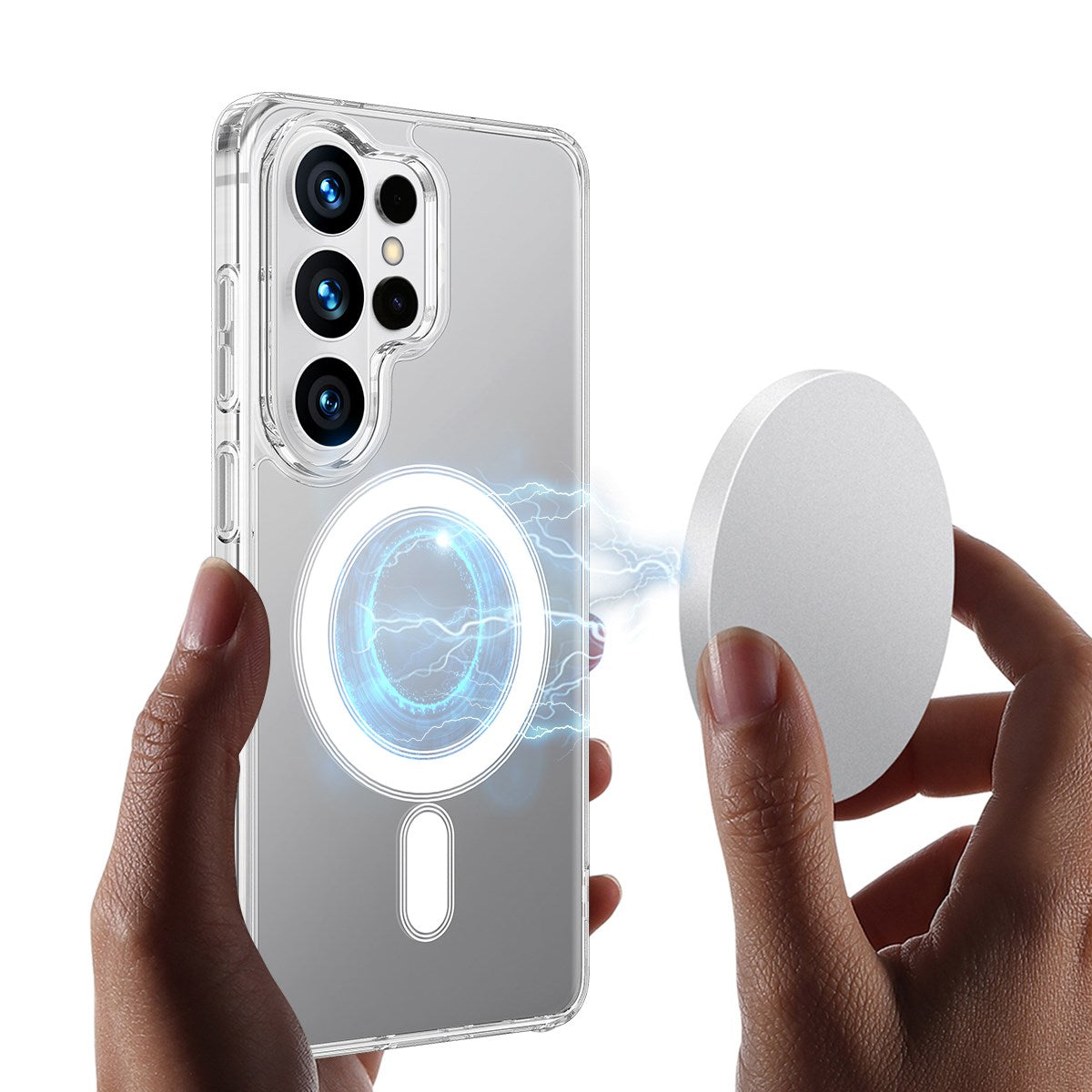 Samsung Galaxy S26 Ultra EIDERWOOD Hybrid Plast Bagside Cover - MagSafe Kompatibel - Gennemsigtig