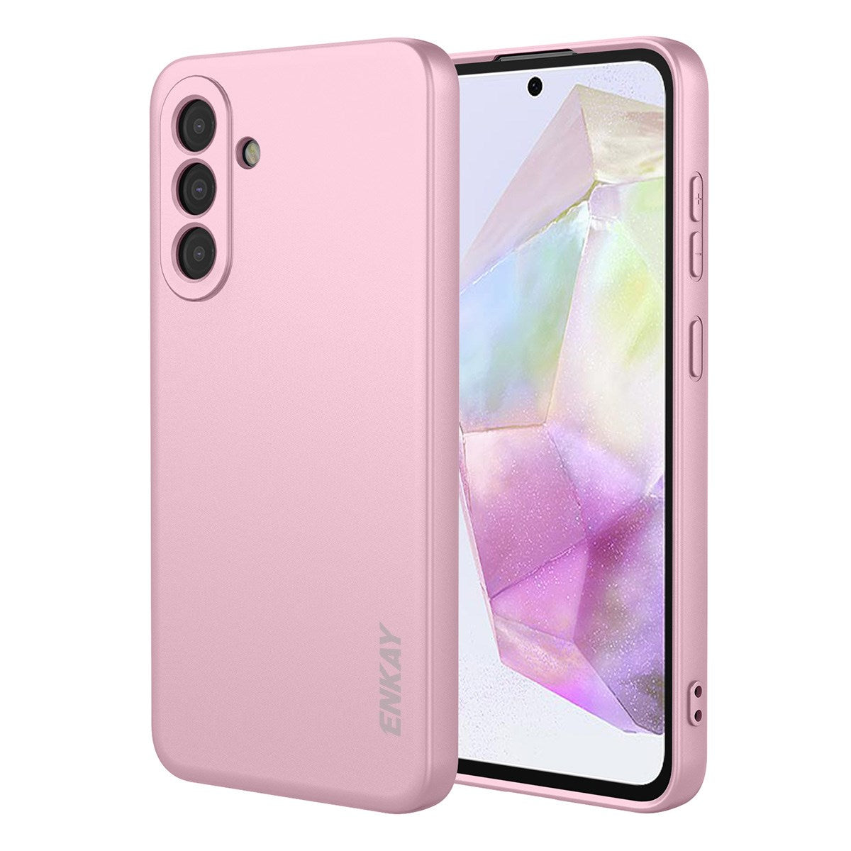 Samsung Galaxy A37 ENKAY Silikone Mobil Cover - Lyserød