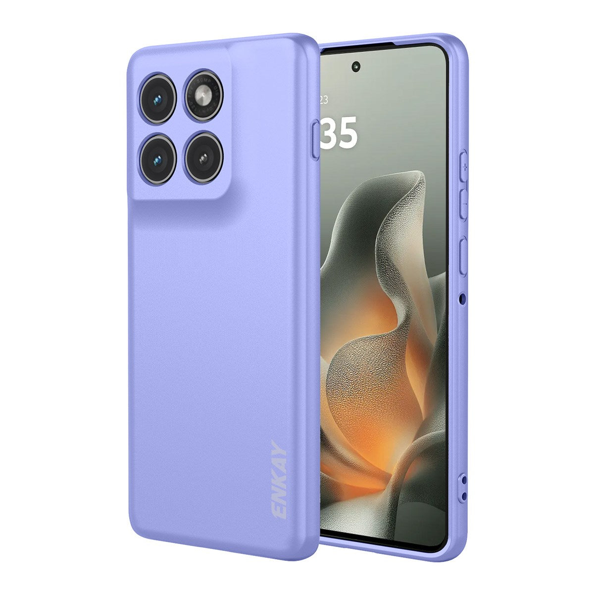 Motorola Edge 70 ENKAY Silikone Mobil Cover - Lilla