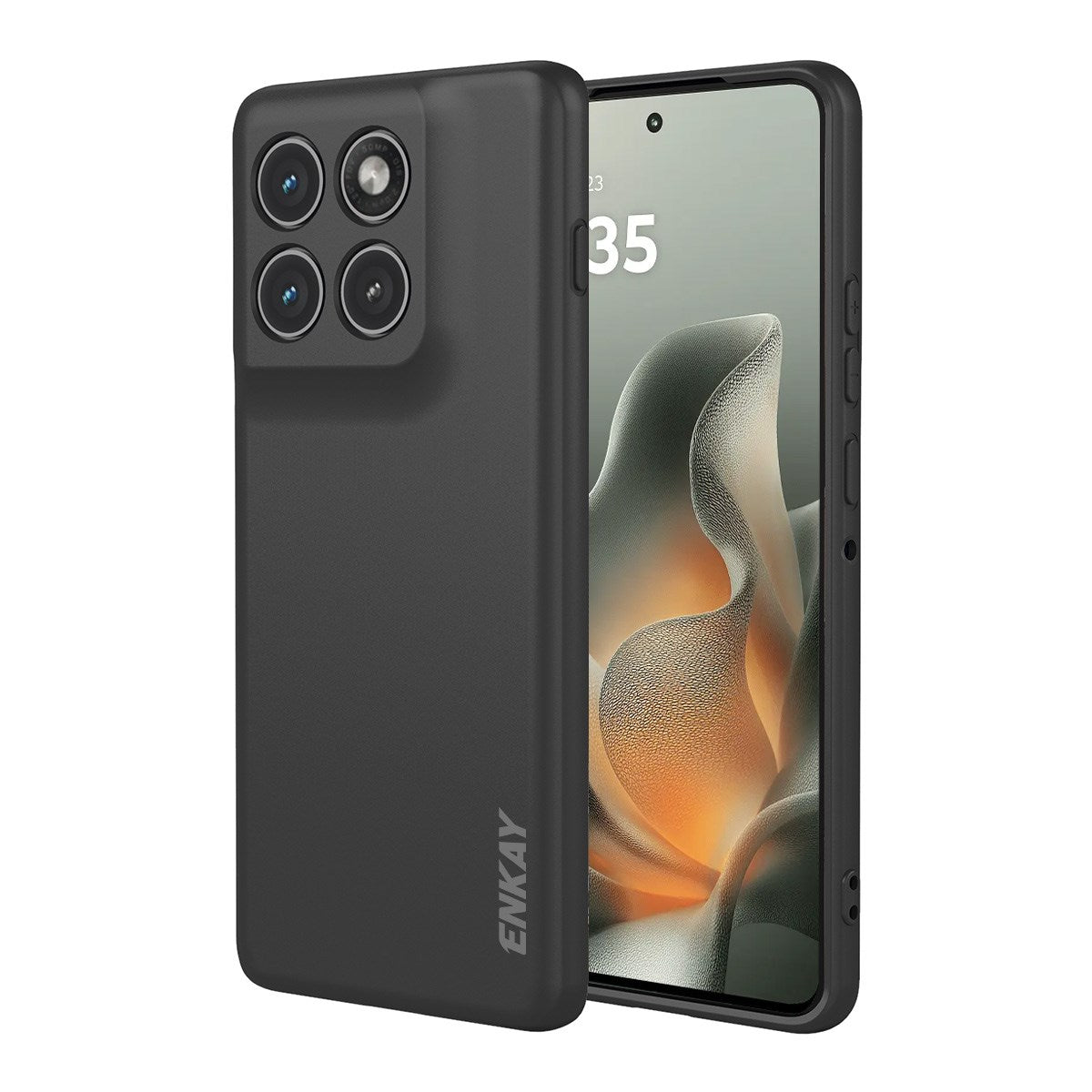 Motorola Edge 70 ENKAY Silikone Mobil Cover - Sort