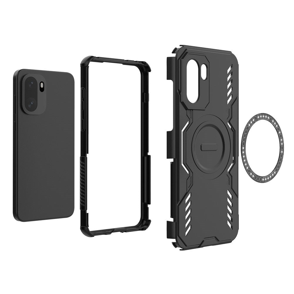 OnePlus 15R EIDERWOOD Håndværker Cover - Varmeafledning - MagSafe Kompatibel - Sort