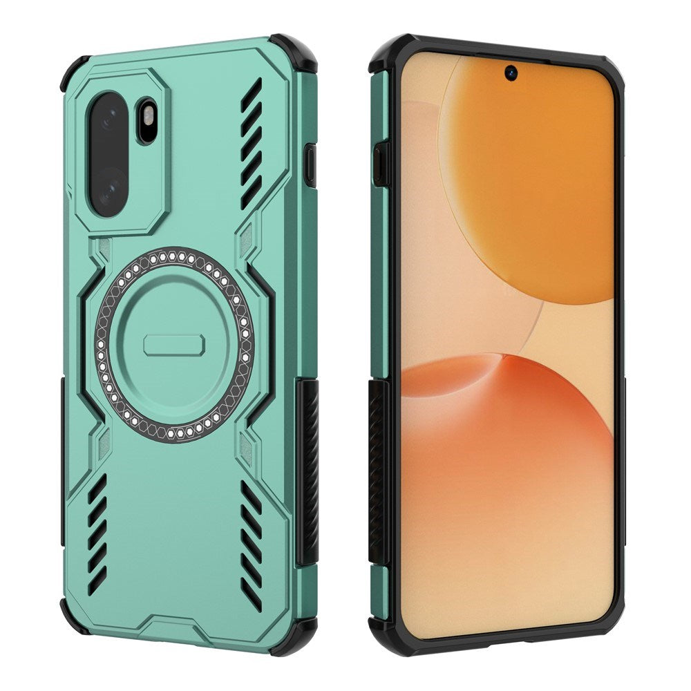 OnePlus 15R EIDERWOOD Håndværker Cover - Varmeafledning - MagSafe Kompatibel - Grøn