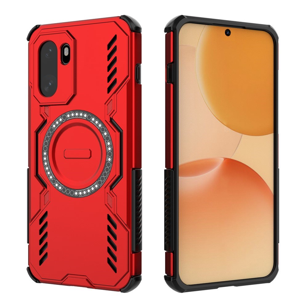 OnePlus 15R EIDERWOOD Håndværker Cover - Varmeafledning - MagSafe Kompatibel - Rød