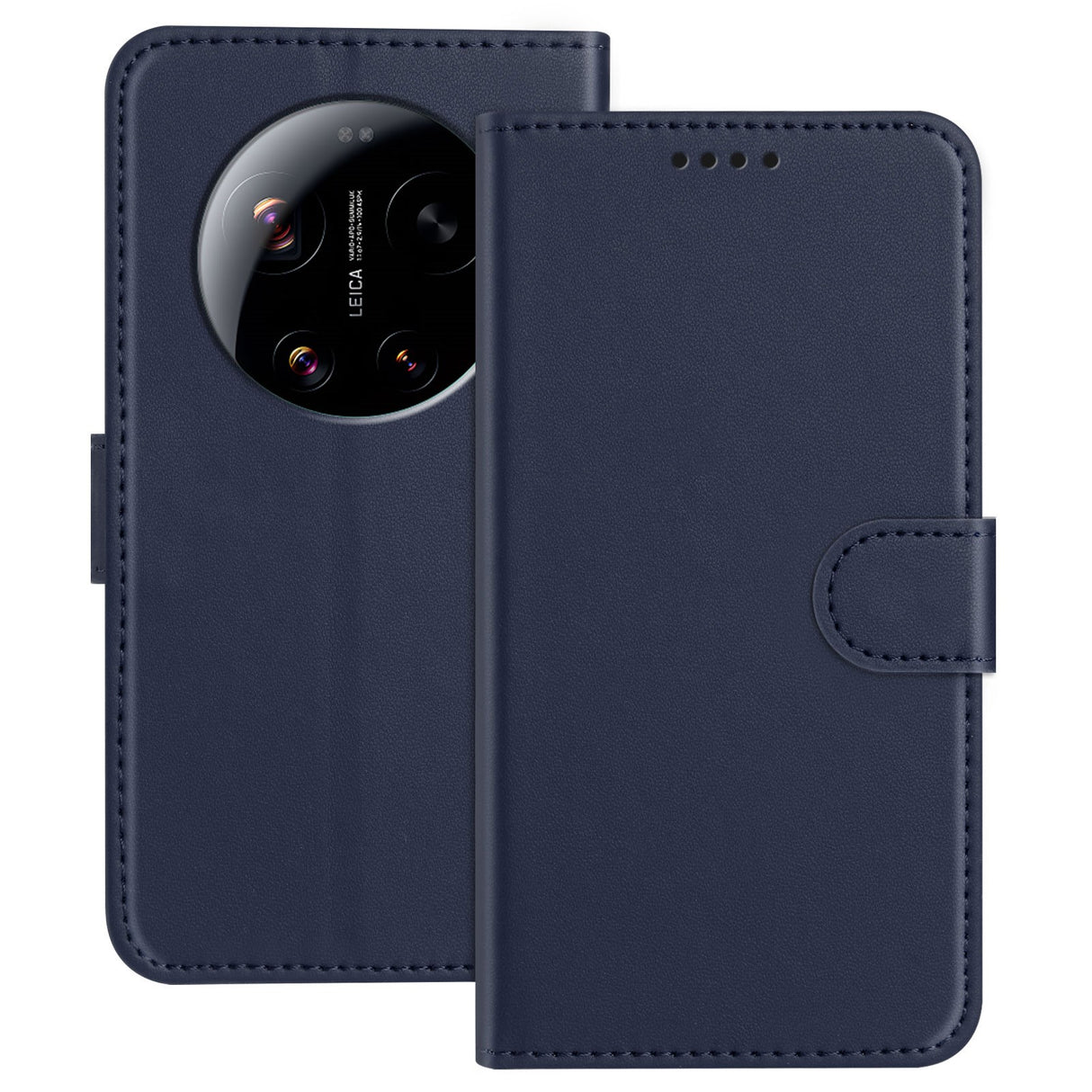 Xiaomi 17 Ultra EIDERWOOD Kunstlæder Flip Cover - Blå