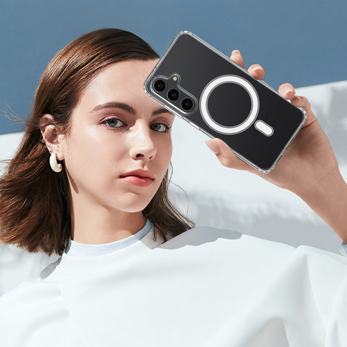 Samsung Galaxy A57 EIDERWOOD Hybrid Mobilcover - MagSafe Kompatibel - Gennemsigtig