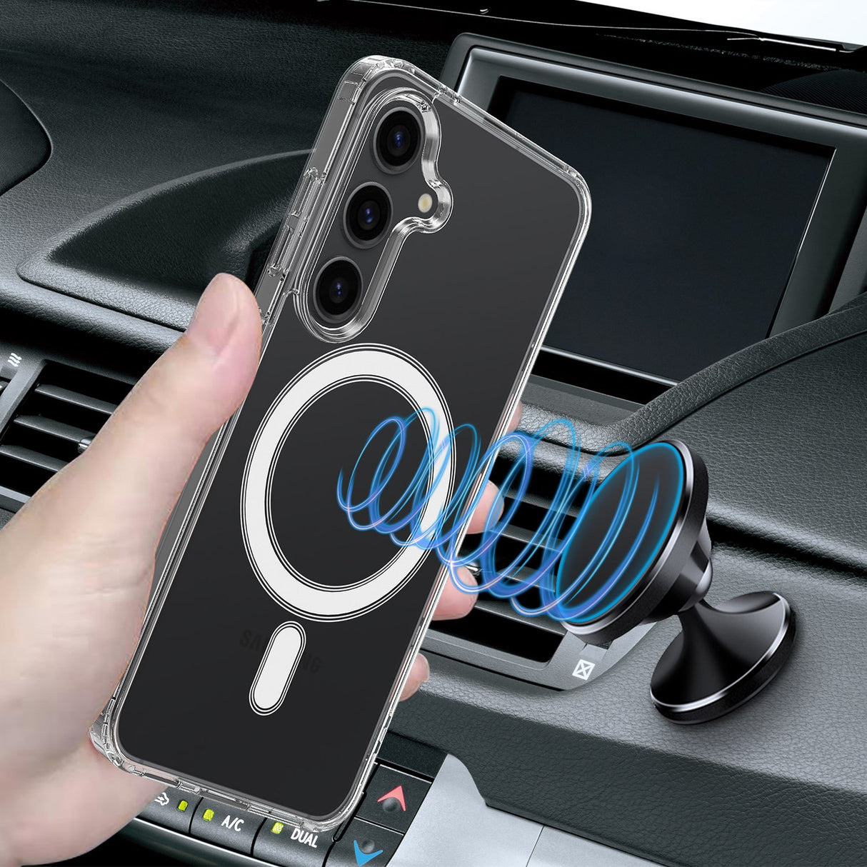 Samsung Galaxy A37 EIDERWOOD Hybrid Mobilcover - MagSafe Kompatibel - Gennemsigtig