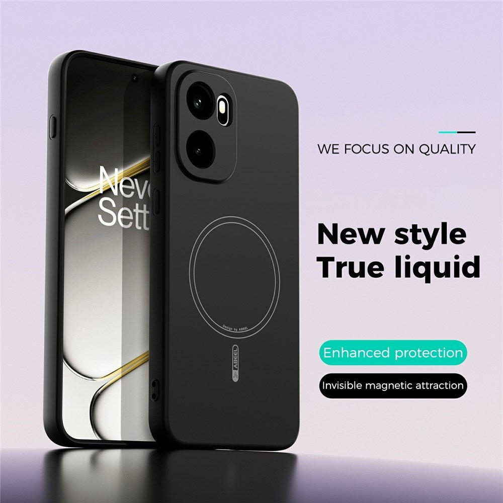 EIDERWOOD OnePlus 15R Silikone Bagside Cover - MagSafe Kompatibel - Sort