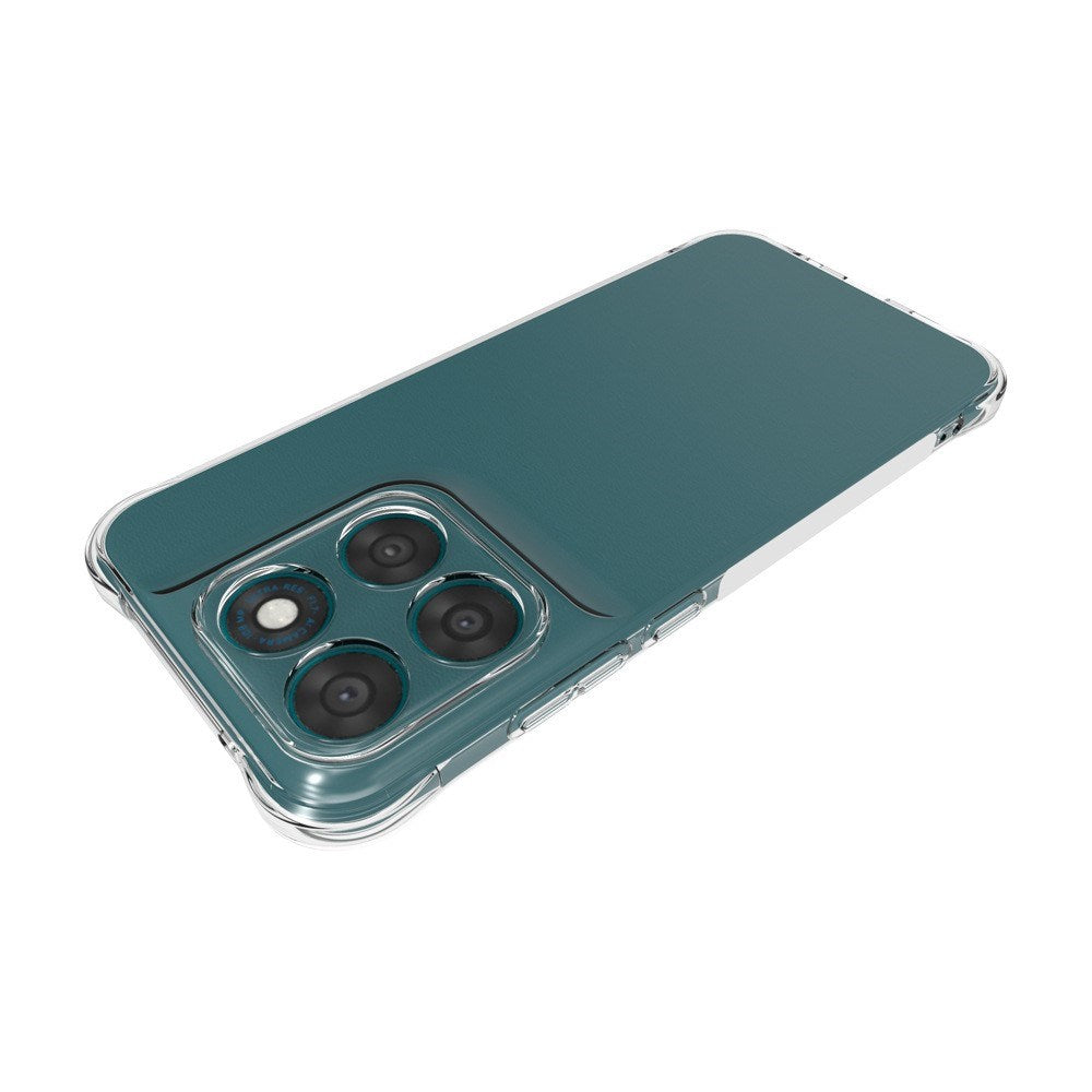 Motorola Moto G77 / G67 EIDERWOOD Fleksibelt Plast Bagside Cover m. Forstærkede Hjørner - Gennemsigtig