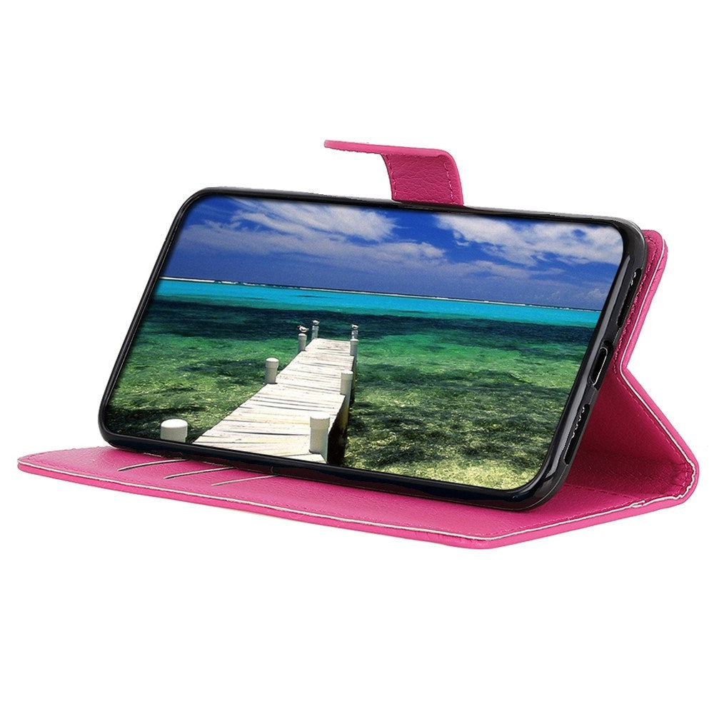 Motorola Edge 70 Fusion EIDERWOOD Kunstlæder Flip Cover - Lyserød