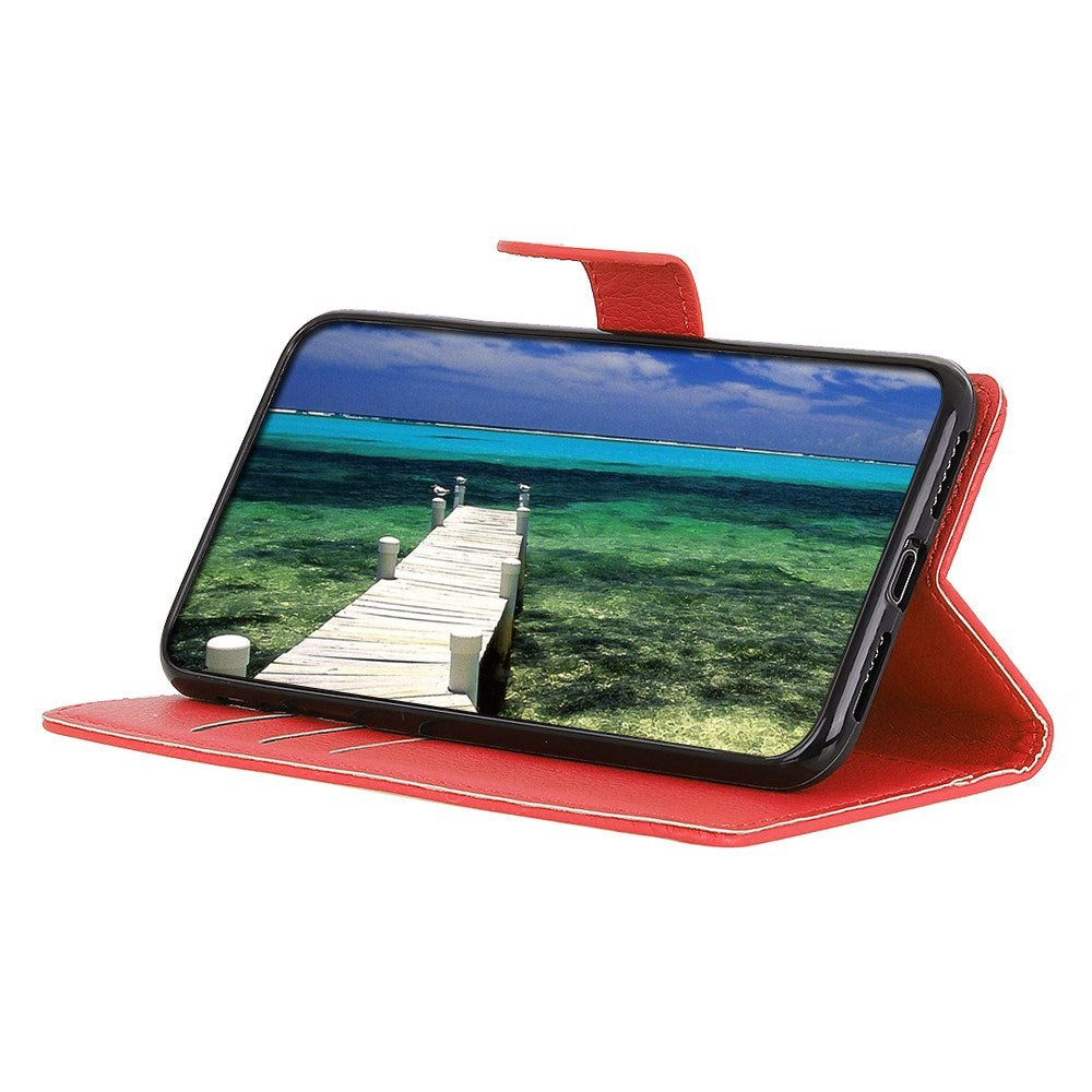 Motorola Edge 70 Fusion EIDERWOOD Kunstlæder Flip Cover - Rød