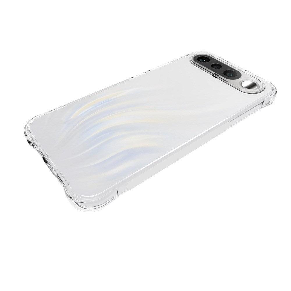 Realme 16 WANLONFENG Fleksibelt Plastik Bagsidecover m. Forstærkede Hjørner - Gennemsigtig
