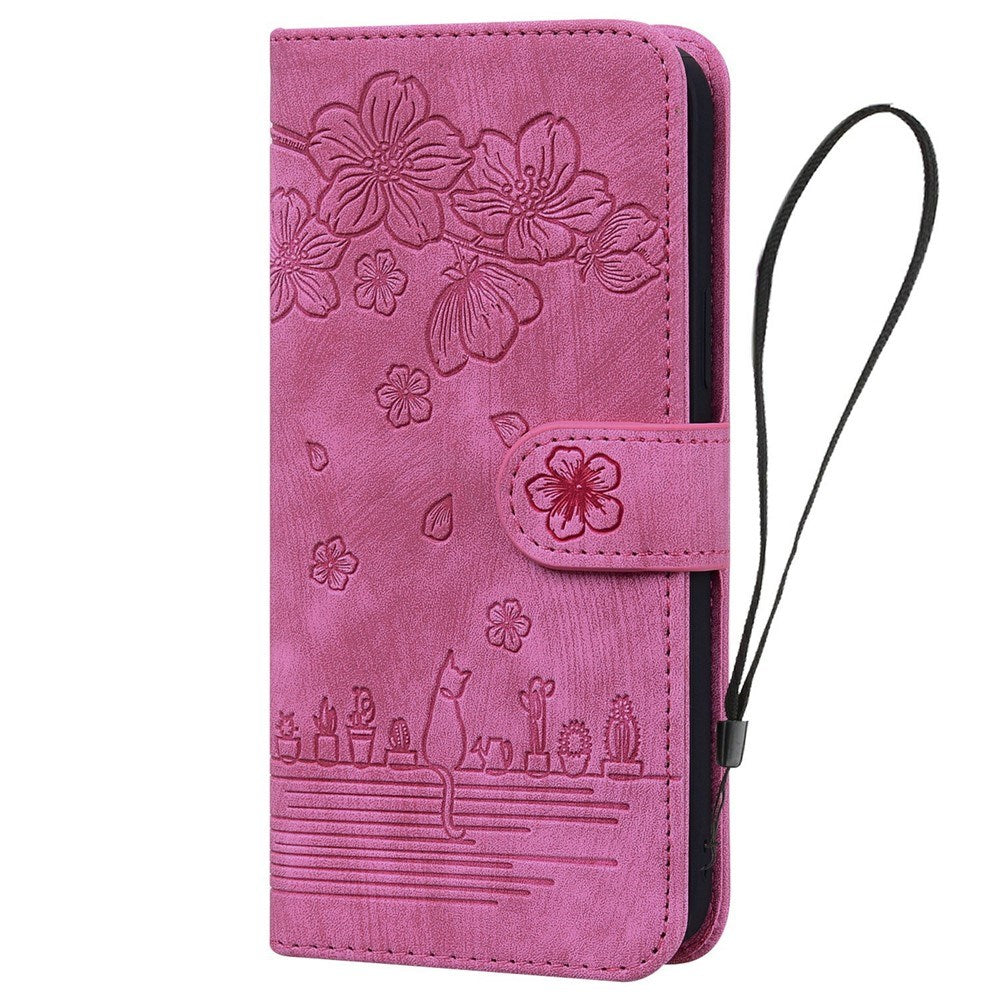Samsung Galaxy S26 Ultra EIDERWOOD Mobil Cover m. Tryk / Kortholder / Strop - Lyserød