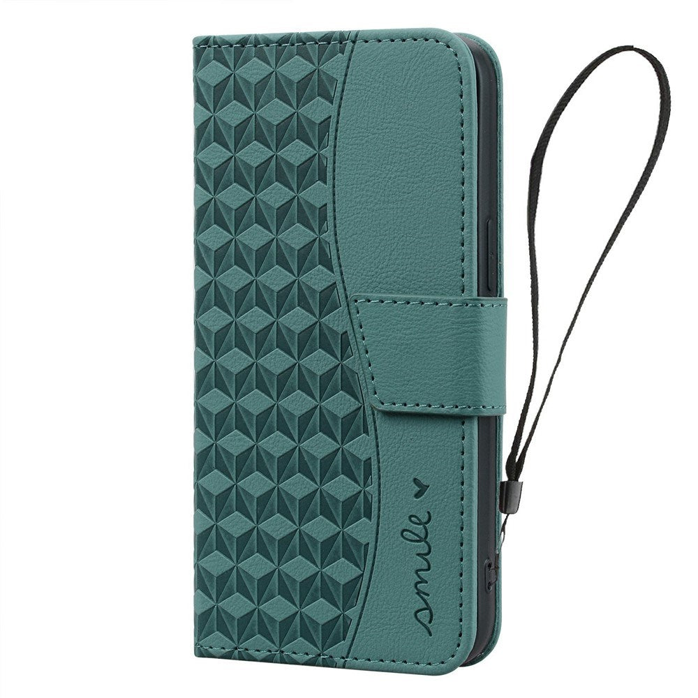 Samsung Galaxy A57 EIDERWOOD Mobilcover m. Tryk - Kortholder & Strop - Grøn