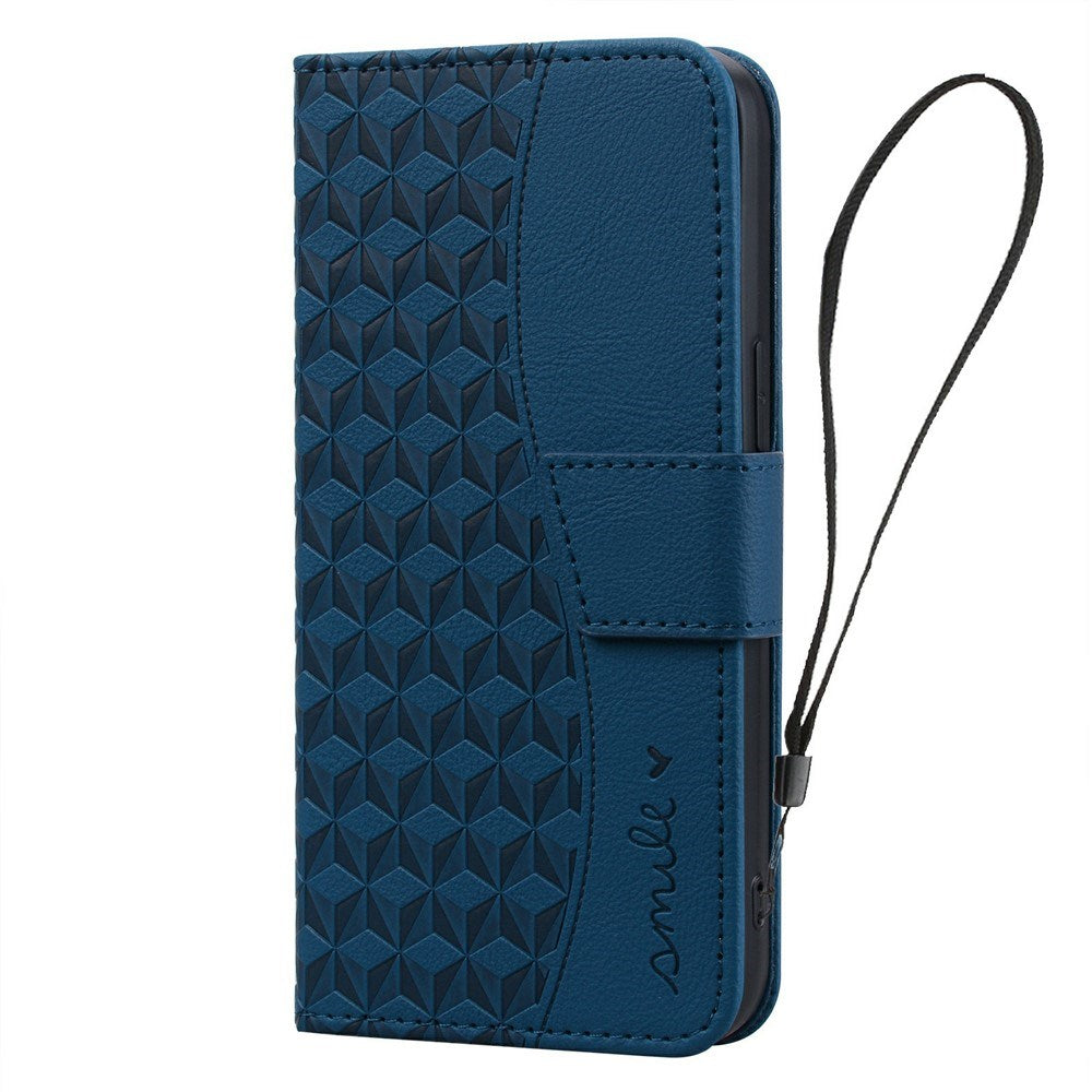 Samsung Galaxy A57 EIDERWOOD Mobilcover m. Tryk - Kortholder & Strop - Blå