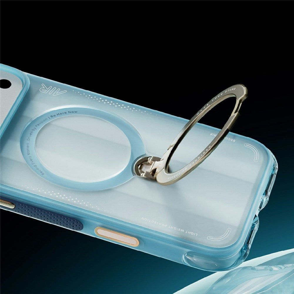 iPhone 17 Pro TORRAS Ostand Q3 Air Case m. 360° Kickstand - MagSafe Kompatibel - Argentina Pampas Eagle