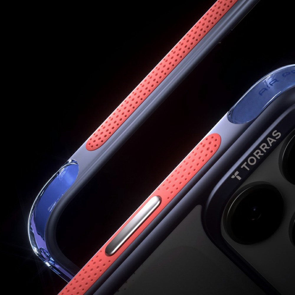 iPhone 17 Pro TORRAS Ostand Q3 Air Case m. 360° Kickstand - MagSafe Kompatibel - UK Lion