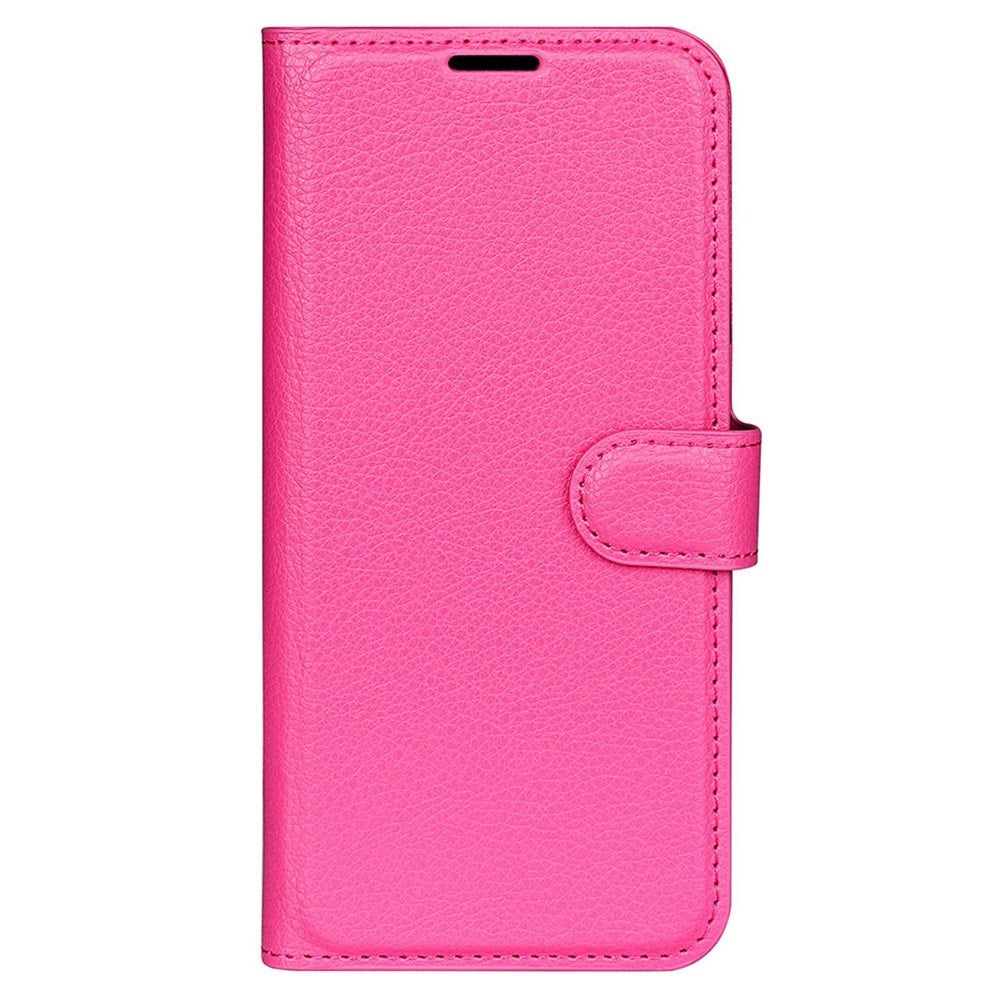 OPPO A17 EIDERWOOD Kunstlæder Cover m. Kortholder & Ståfunktion - Pink