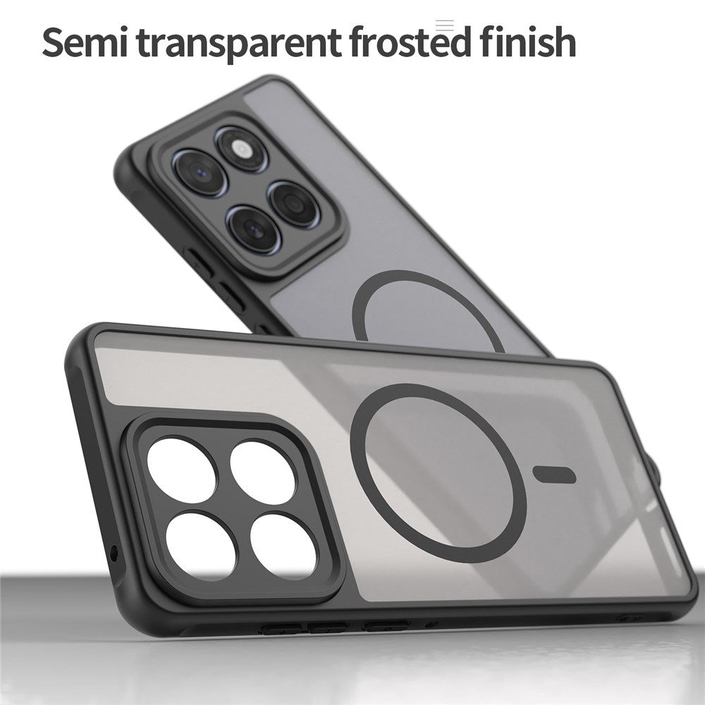 Motorola Moto G77 / G67 EIDERWOOD Hybrid Plastik Bagside Cover - MagSafe Kompatibel - Sort