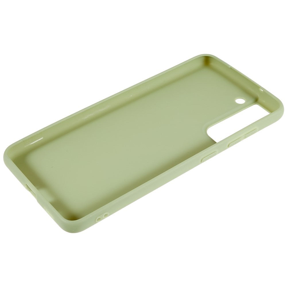 EIDERWOOD Samsung Galaxy S21 FE Fleksibelt Plastik Bagside Cover - Grøn
